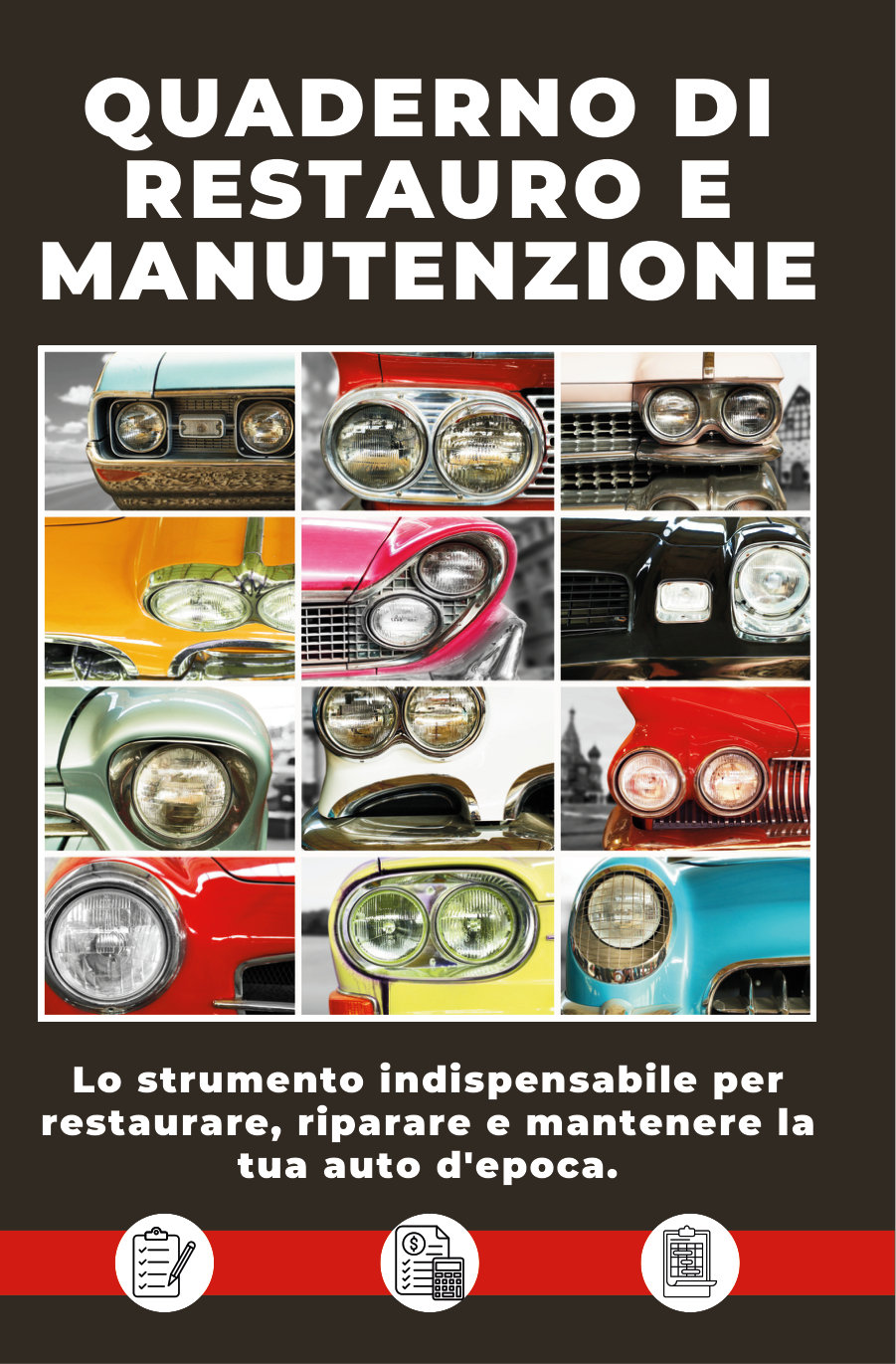 Copertina del libretto di manutenzione e restauro