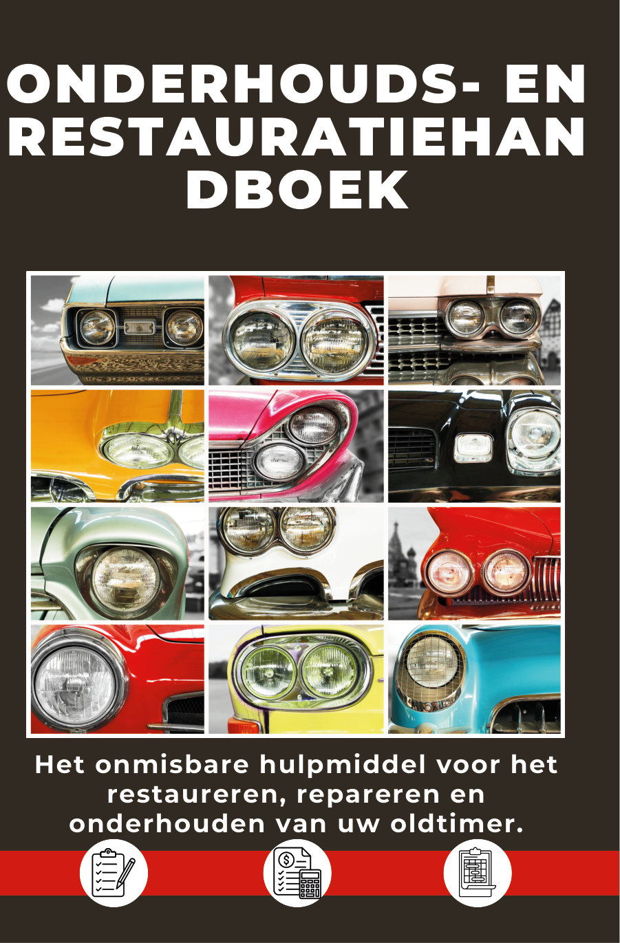 Omslag van het onderhouds- en restauratieboekje
