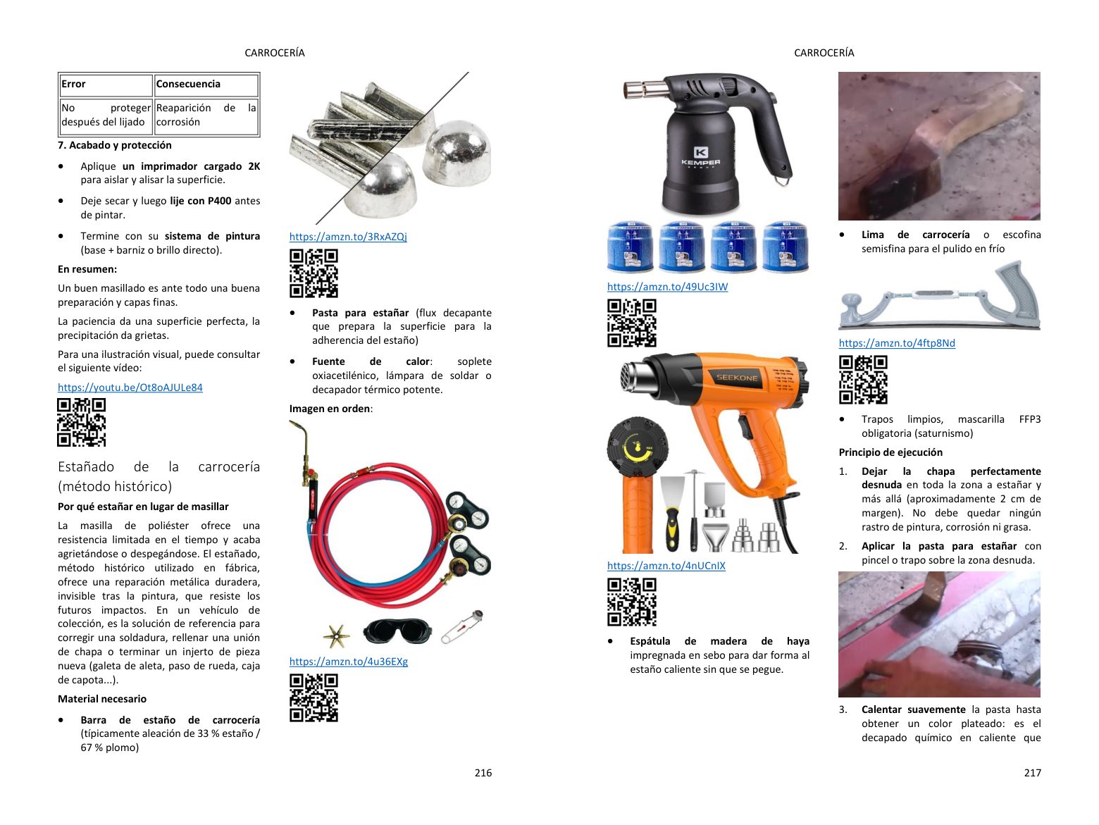 Capítulo carrocería: reparaciones paso a paso en fotos