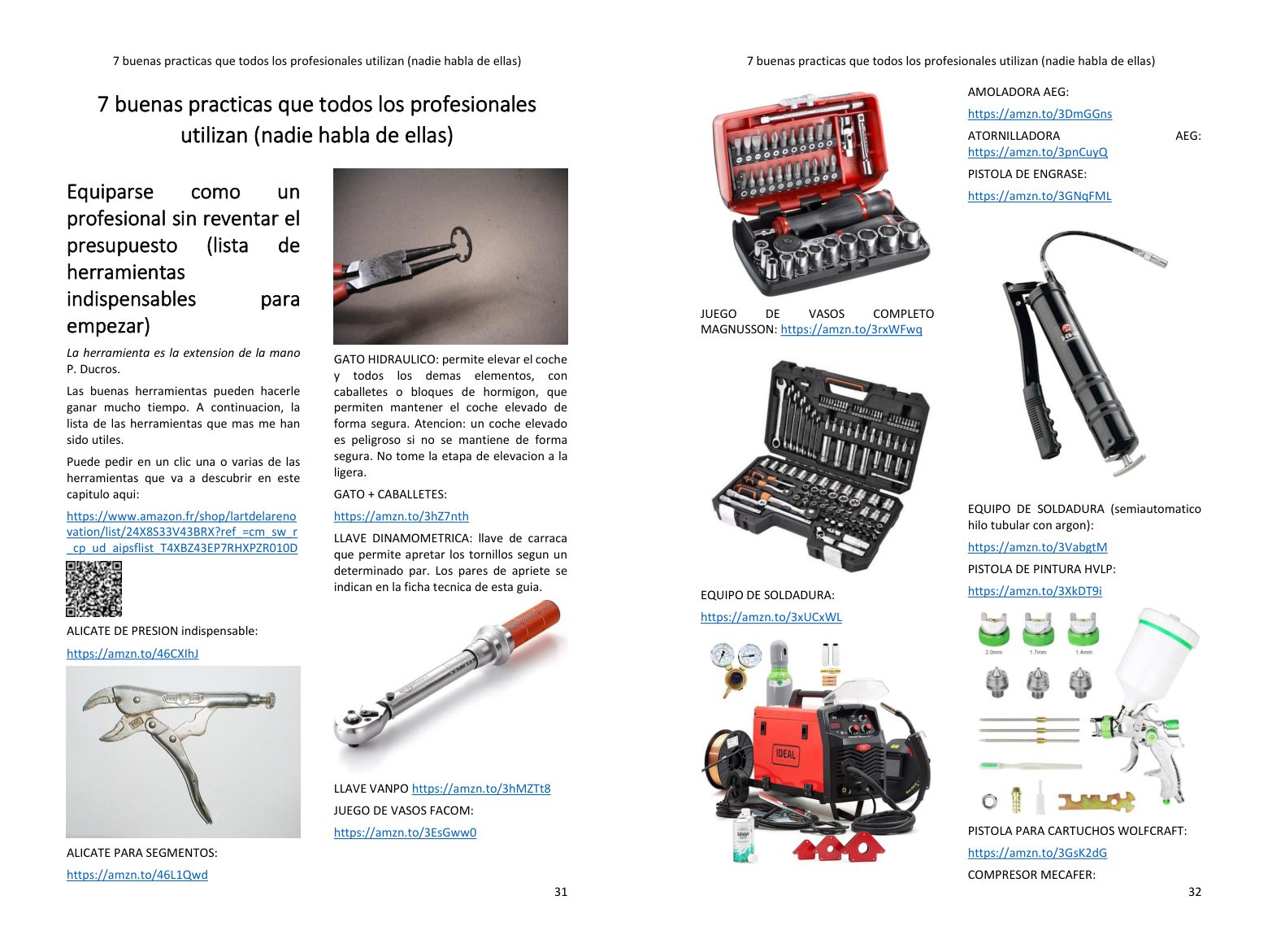 Equípate como un profesional: las herramientas imprescindibles, comprables en un clic desde el libro