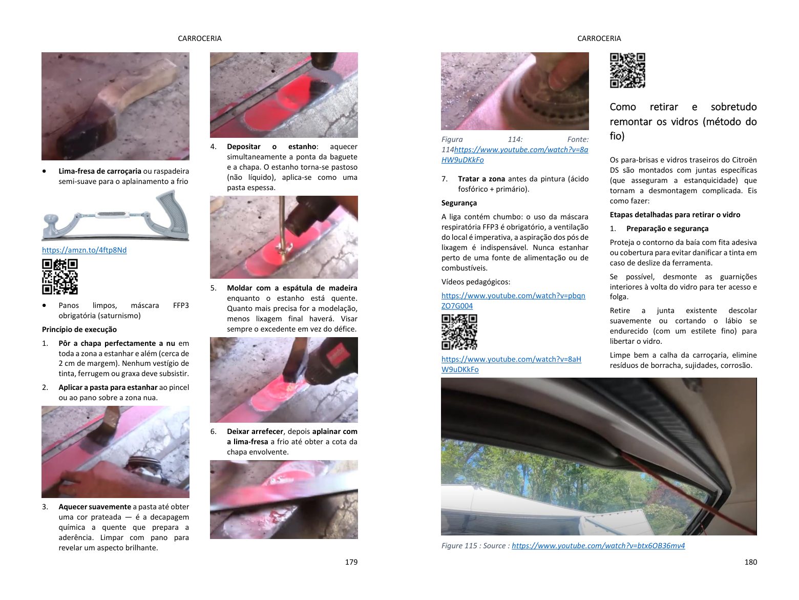 Capítulo carroçaria: reparações passo a passo em fotos