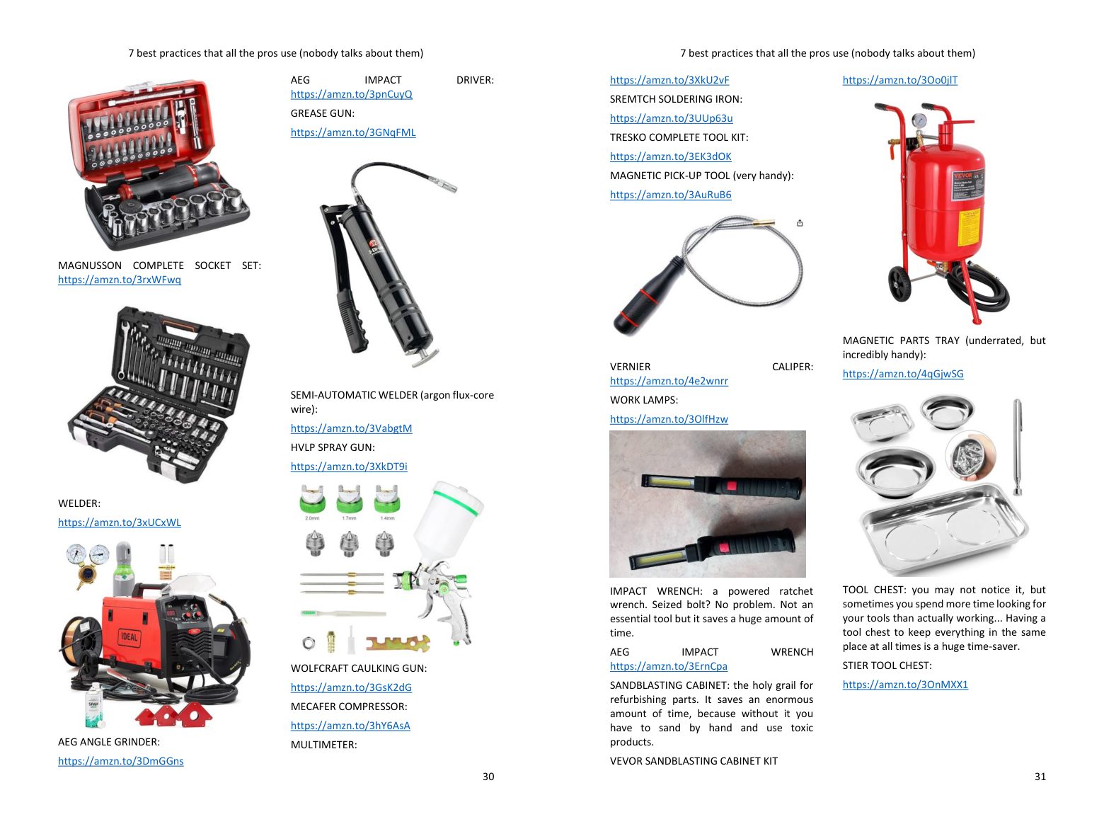 Gear up like a pro: the essential tools, shoppable in one click from the book