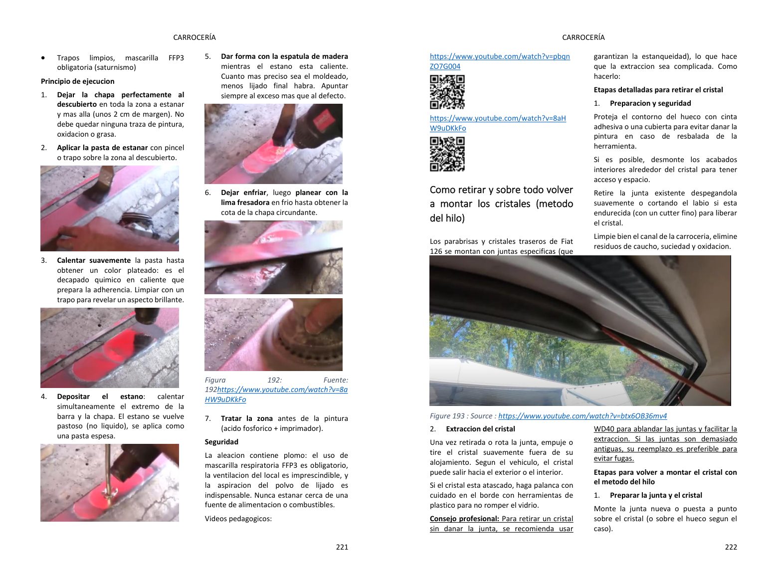 Capítulo carrocería: reparaciones paso a paso en fotos