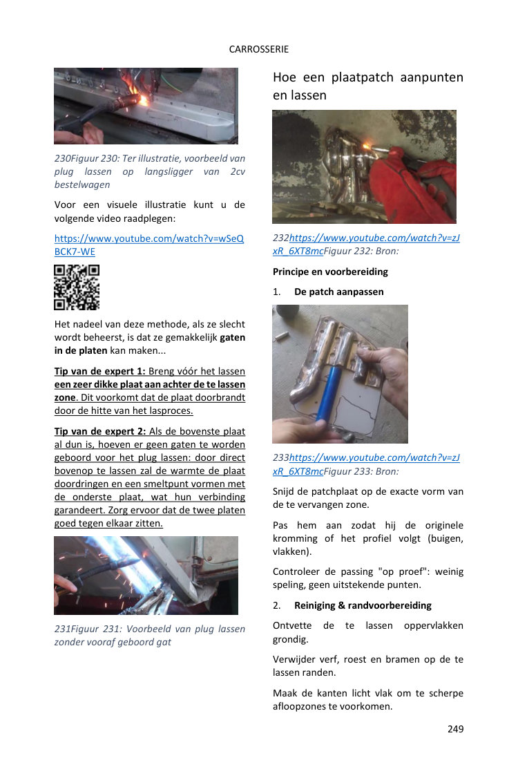 Hoofdstuk carrosserie: stap-voor-stap reparaties in foto's