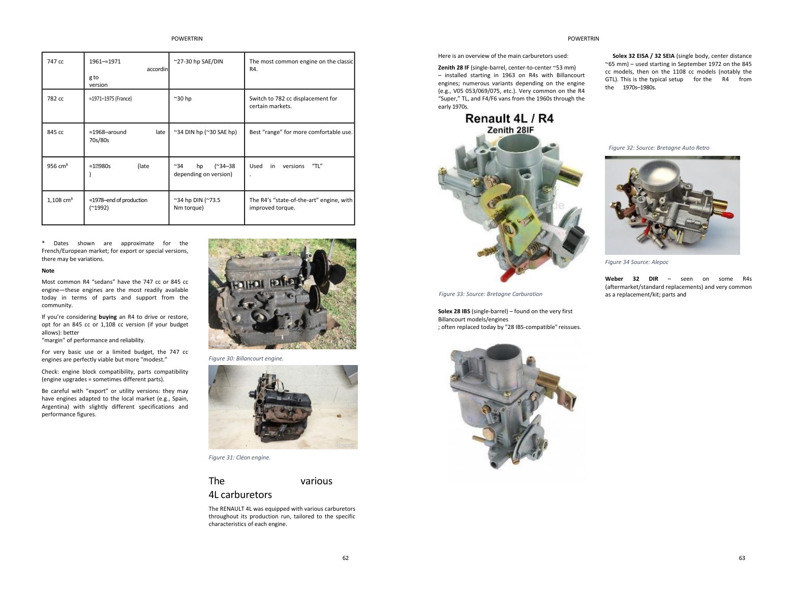 Engine chapter: photo-dense spread straight from the book