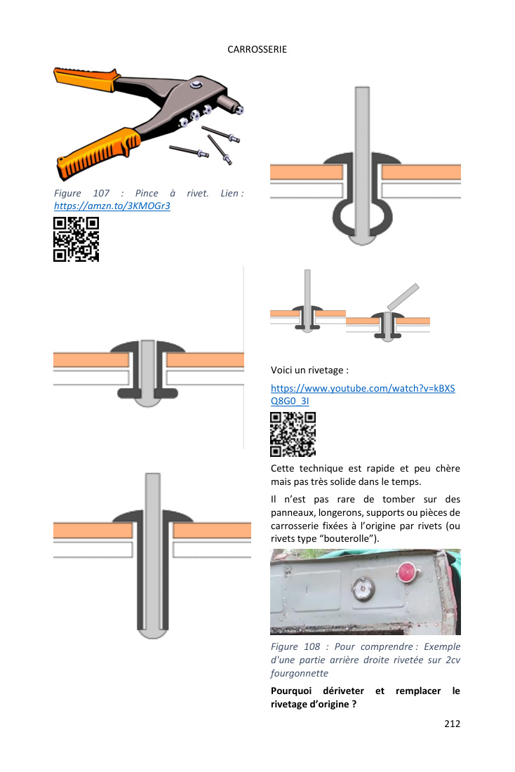 Carrosserie : l'étamage pas à pas, photo à chaque étape et tuto vidéo par QR code