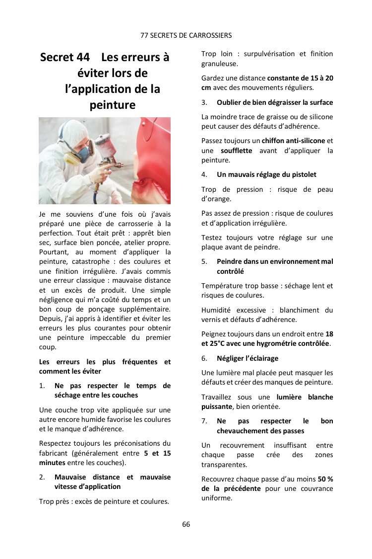 Couverture de 77 SECRETS DE CARROSSIERS