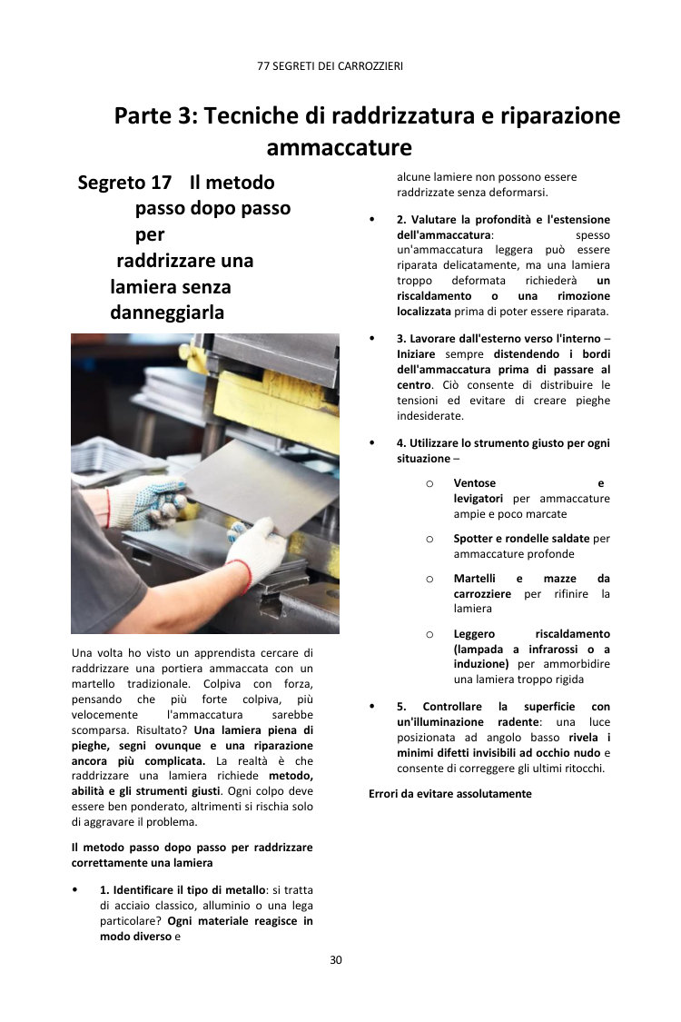 Copertina di 77 SEGRETI DEI CARROZZIERI