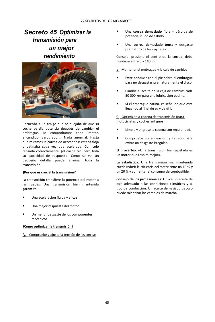 Portada de 77 SECRETOS DE MECÁNICOS