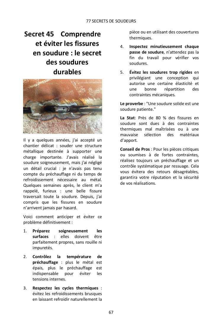 Couverture de 77 SECRETS DE SOUDEURS