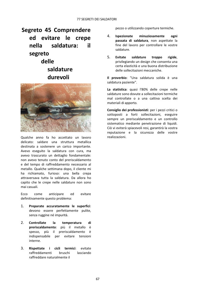 Copertina di 77 SEGRETI DEI SALDATORI