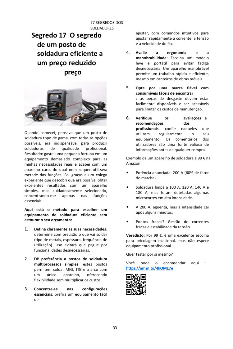 Capa de 77 SEGREDOS DE SOLDADORES