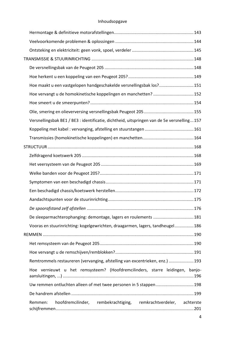 Inhoudsopgave (4/7): alles wat de gids behandelt