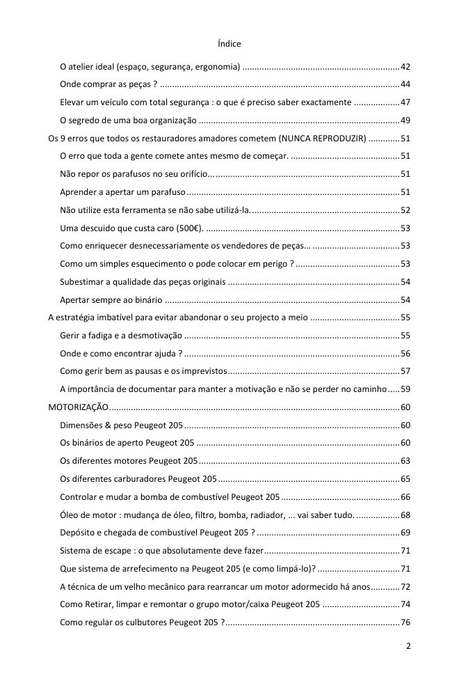 Índice (2/7): tudo o que o guia abrange