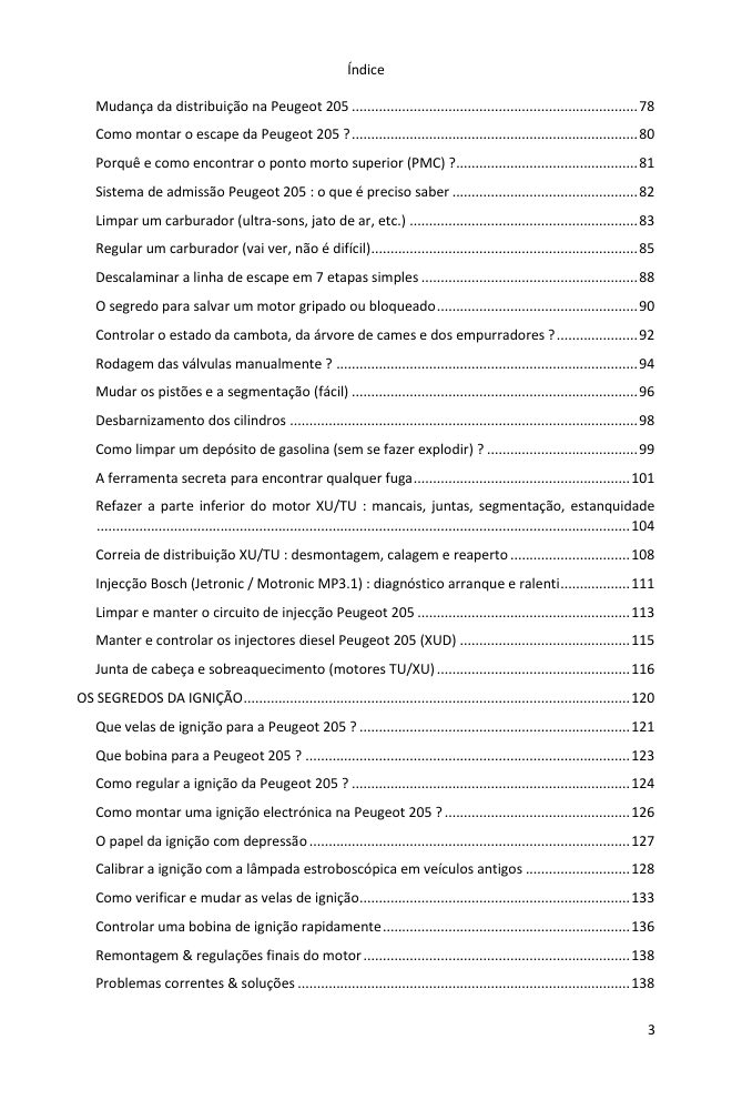 Índice (3/7): tudo o que o guia abrange