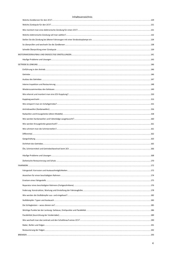 Inhaltsverzeichnis (3/5): alles, was der Leitfaden abdeckt