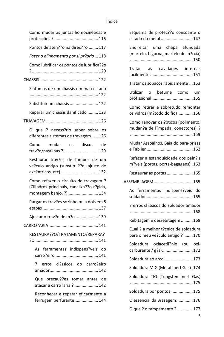 Índice (3/4): tudo o que o guia cobre