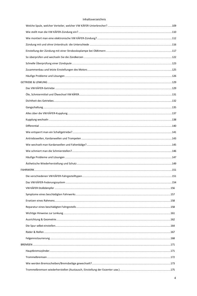 Inhaltsverzeichnis (3/5): alles, was der Leitfaden abdeckt