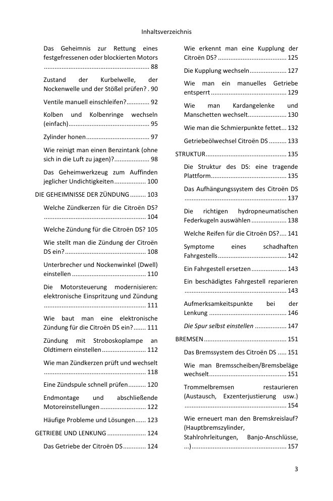 Inhaltsverzeichnis (3/5): alles, was der Leitfaden abdeckt