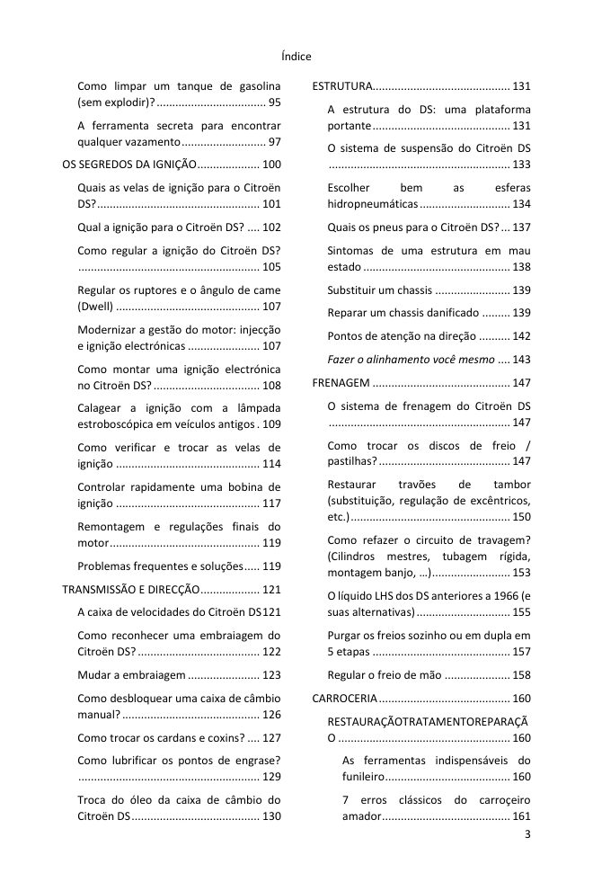 Índice (3/5): tudo o que o guia abrange