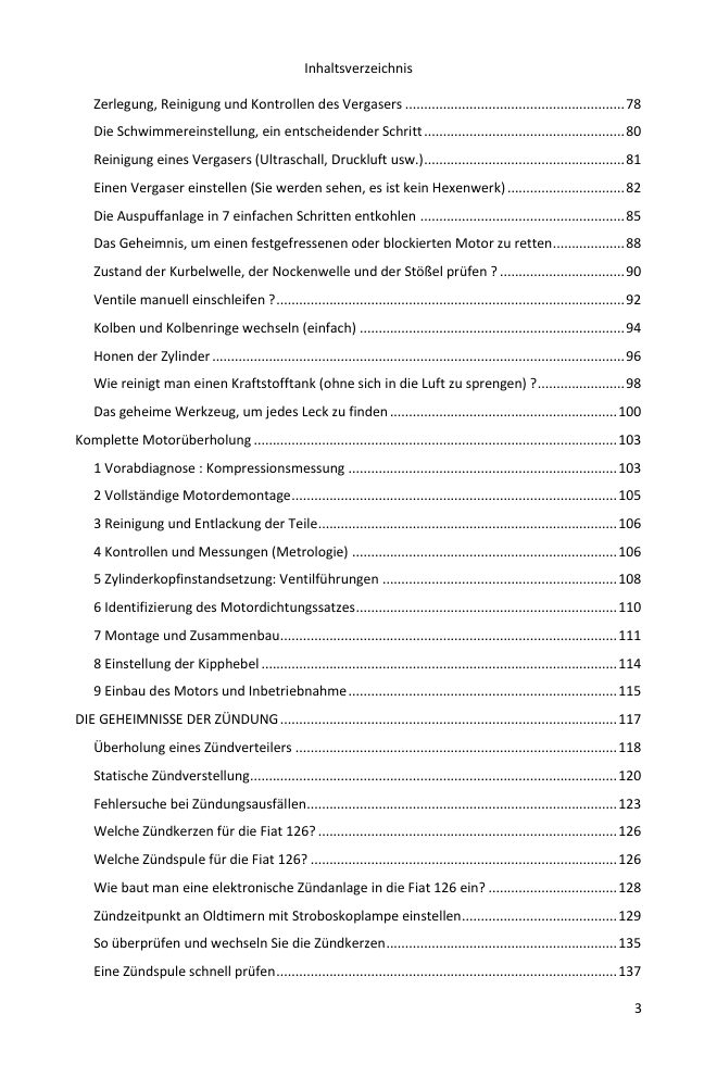 Inhaltsverzeichnis (3/7): alles, was der Leitfaden abdeckt