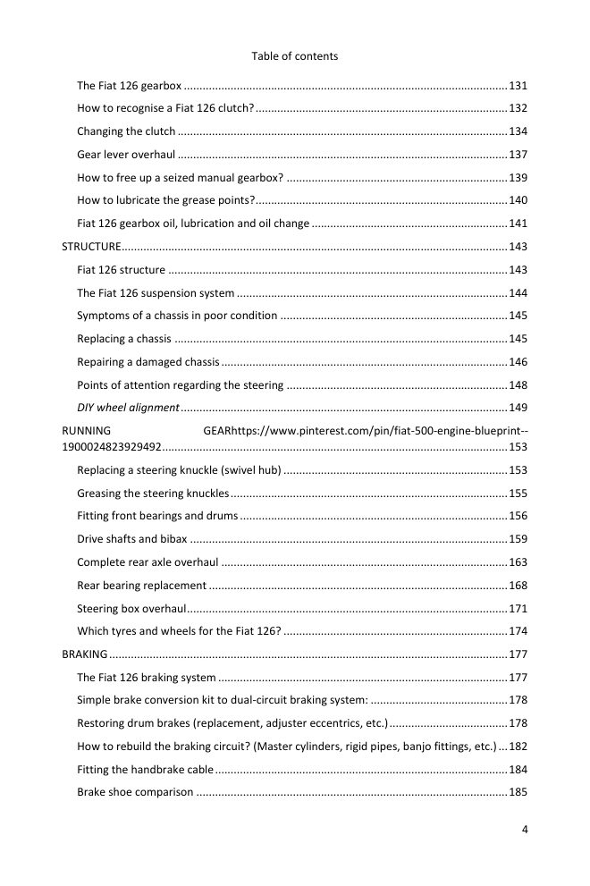 Table of contents (4/7): everything the guide covers