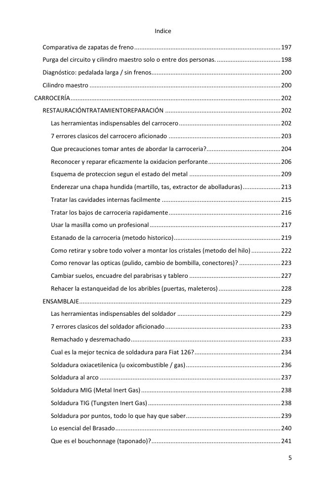 Índice (5/7): todo lo que cubre la guía