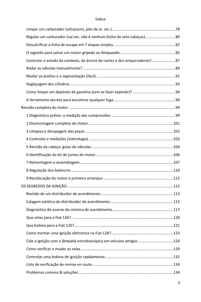 Índice (3/7): tudo o que o guia abrange