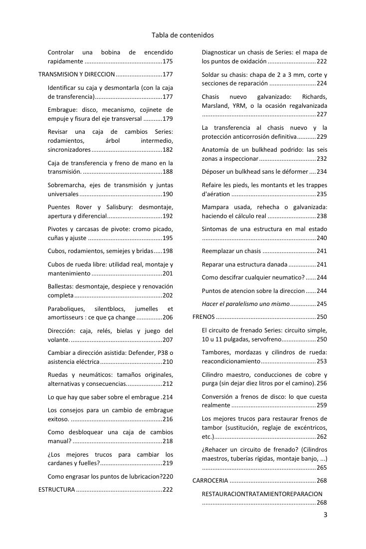 Índice (3/5): todo lo que cubre la guía