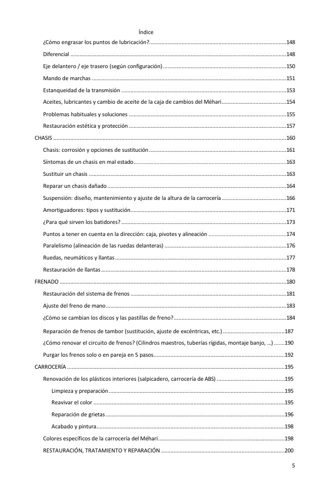 Índice (4/6): todo lo que cubre la guía