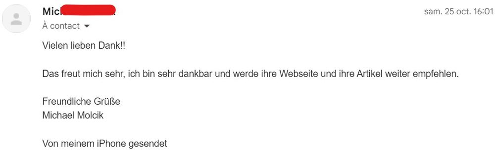 Bewertung eines Lesers