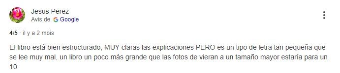 Opinión de un lector