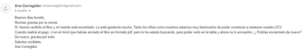 Opinión de un lector