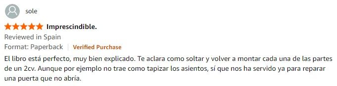 Opinión de un lector
