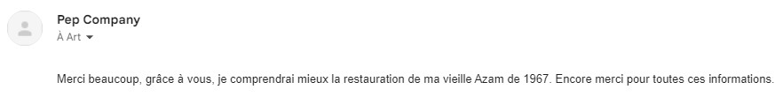 Avis d'un lecteur