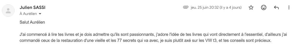 Avis d'un lecteur
