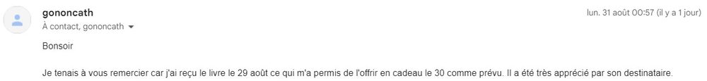 Avis d'un lecteur