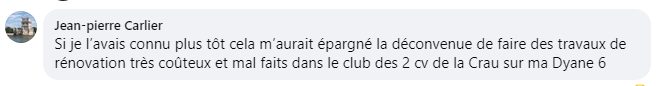 Avis d'un lecteur