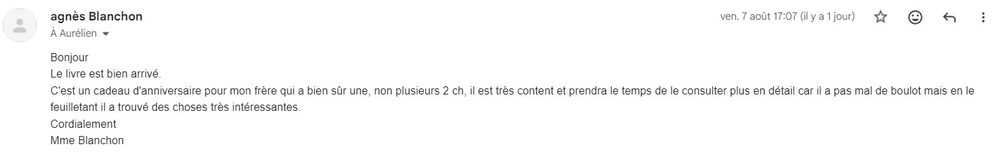 Avis d'un lecteur