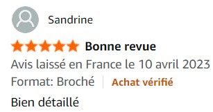 Avis d'un lecteur