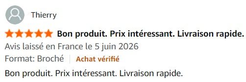 Avis d'un lecteur