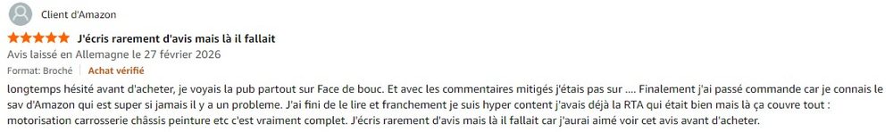 Avis d'un lecteur