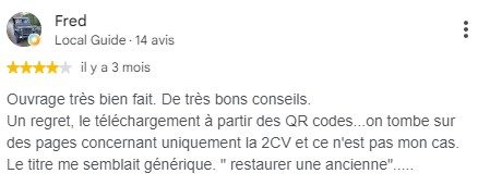 Avis d'un lecteur