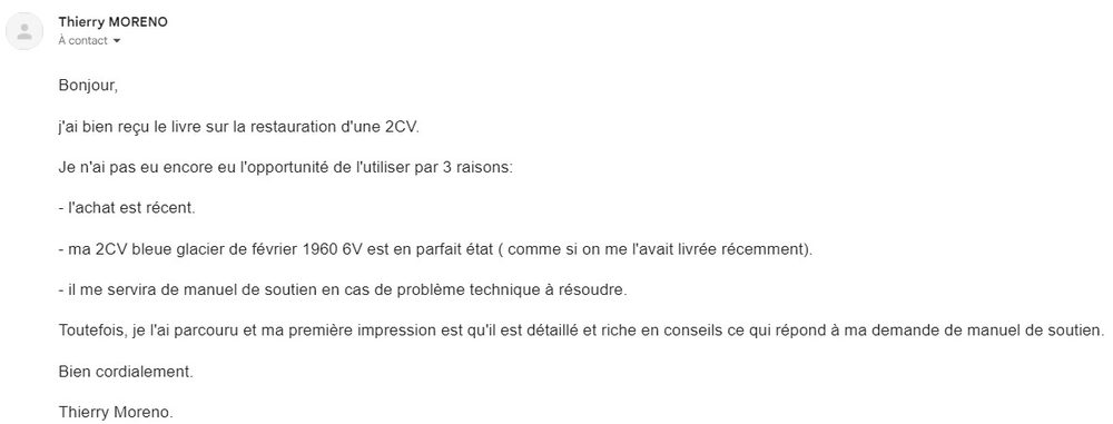 Avis d'un lecteur